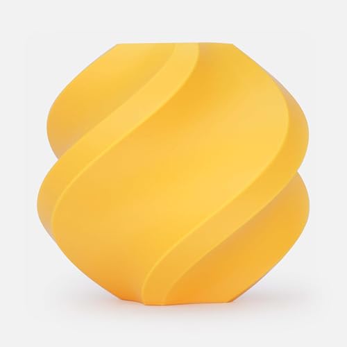 Bambu Lab ABS 3D Printer Filament, Tough & Durable 1.75mm 3D Printing Filament, Impressive Heat & Water Resistant, AMS-Compatible 3D Print Material with Reusable Spool, 1kg Refill Yellow
