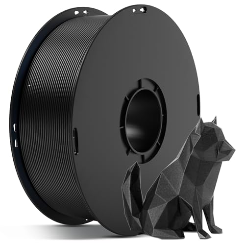 ANYCUBIC Silk Filament, Metal-Like PLA, 1KG Spool, Metal Black