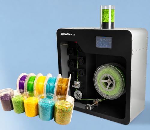 3dpany C1 3D Printer Extruder Maker 1.75mm Waste Recycling Machine 400g/h