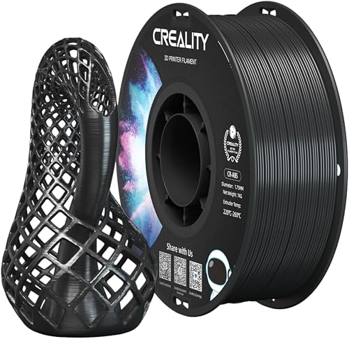 Creality ABS Filament 1.75mm, 3D Printer Filament, Excellent Resistance, Odorless Non-Toxic, Stability, Tough, 1kg(2.2lbs) Printing Filament