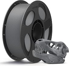 ANYCUBIC PLA 3D Printer Filament, 3D Printing PLA Filament 1.75mm Dimensional Accuracy +/- 0.02mm, 1KG Spool (2.2 lbs), Texture Grey