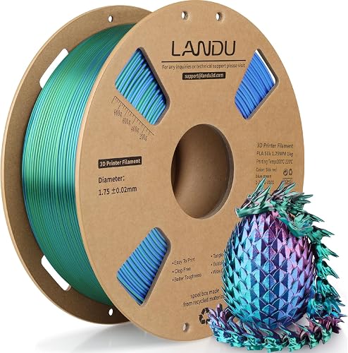 LANDU Silk Tri-Color PLA Filament 1.75mm 1Kg, Triple Color Silk PLA Fi — Side-by-side comparison of top picks in this category